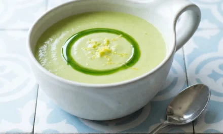 Chilled Avocado Soup with Lemon & Basil: A Refreshing Delight