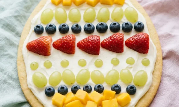 Celebrate Easter with a Delightful Easter Egg Shape Fruit Pizza