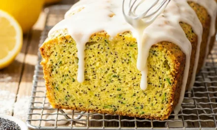 Lemon Poppy Seed Zucchini Bread: A Moist and Flavorful Delight