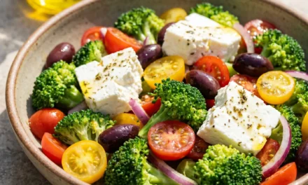 Mediterranean Broccoli with Feta: Quick and Flavorful Side Dish