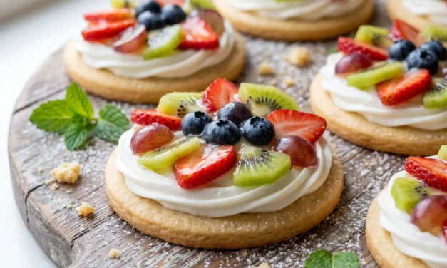 Mini Sugar Cookie Fruit Pizzas: A Delightful Summer Treat