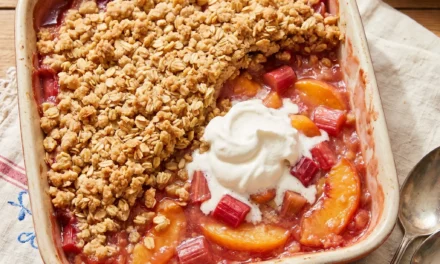 Peach Rhubarb Cobbler: A Delightful Dessert for Any Occasion