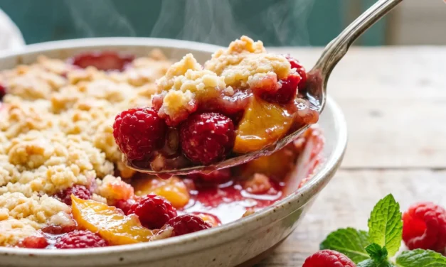 Raspberry Peach Cobbler: A Heavenly Summer Dessert to Savor