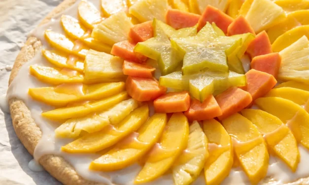 Tropical Sunburst Pizza: A Bright and Flavorful Dish