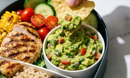 Chicken and Guacamole Bento: A Deliciously Easy Meal Prep Idea