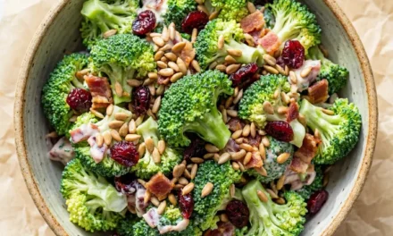 Creamy Broccoli Salad: A Flavorful and Nutritious Delight