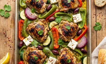 Greek Chicken Sheet Pan: A Flavorful and Easy Dinner Idea