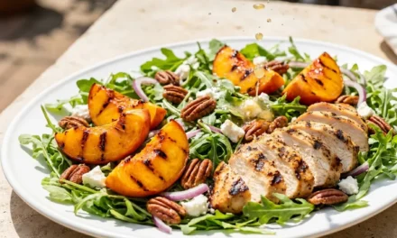 Grilled Peach Chicken Salad: A Refreshing Summer Favorite