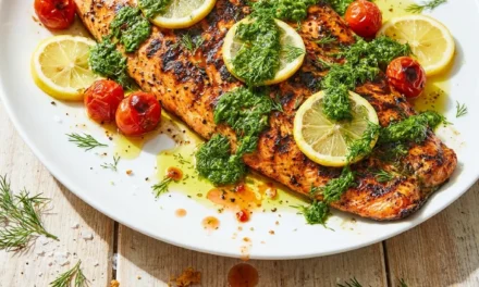 Grilled Salmon with Dill Chimichurri: A Flavorful 30-Minute Meal