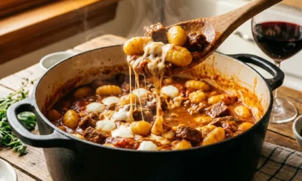 One Pot Beef Gnocchi: A Quick and Delicious Family Meal