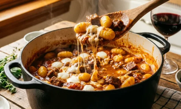One Pot Beef Gnocchi: A Quick and Delicious Family Meal