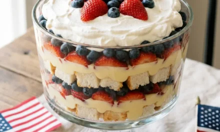 Celebrate with a Deliciously Layered Patriotic Berry Trifle