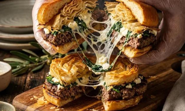 Spanakopita Smash Burgers: A Flavorful Twist on a Classic