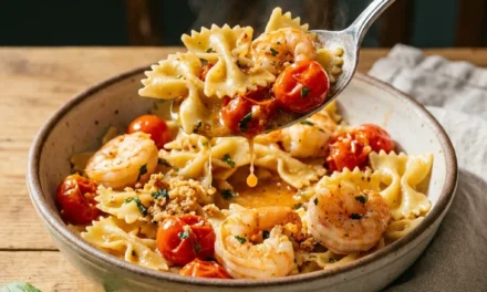 Summer Shrimp Pasta with Cherry Tomatoes – A Refreshing Delight