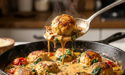 Tuscan Chicken Meatballs: A Flavorful Italian Comfort Food