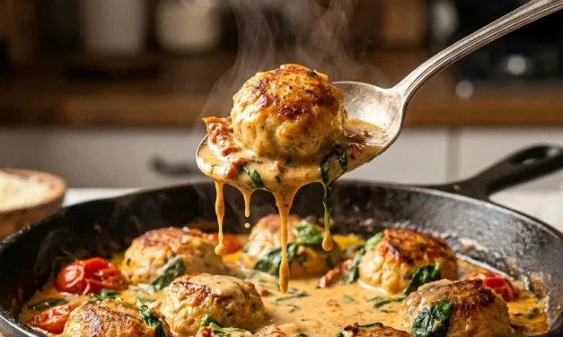 Tuscan Chicken Meatballs: A Flavorful Italian Comfort Food