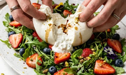 Berry Burrata Salad: A Fresh and Flavorful Delight