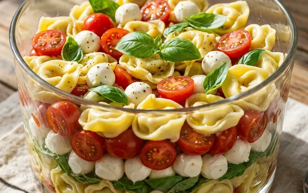 Caprese Tortellini Salad: A Fresh and Flavorful Delight