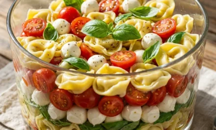 Caprese Tortellini Salad: A Fresh and Flavorful Delight