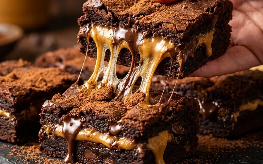 Indulge in Decadent Cookie Butter Brownies Today!