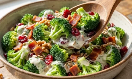 Creamy Broccoli Salad: A Fresh and Flavorful Side Dish