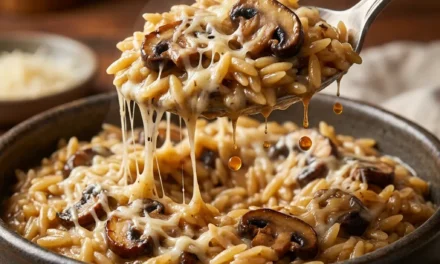 Creamy Mushroom Orzo: A Comforting and Creamy Delight