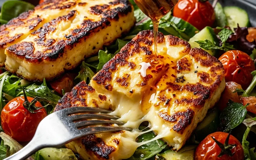 Crispy Halloumi Salad: A Flavorful and Quick Meal