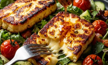 Crispy Halloumi Salad: A Flavorful and Quick Meal