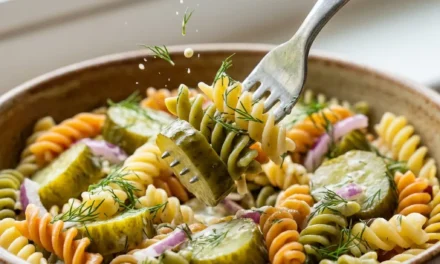 Delicious Dill Pickle Pasta Salad for Your Next Gathering