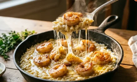 Garlic Butter Shrimp Orzo: A Quick and Delicious Meal