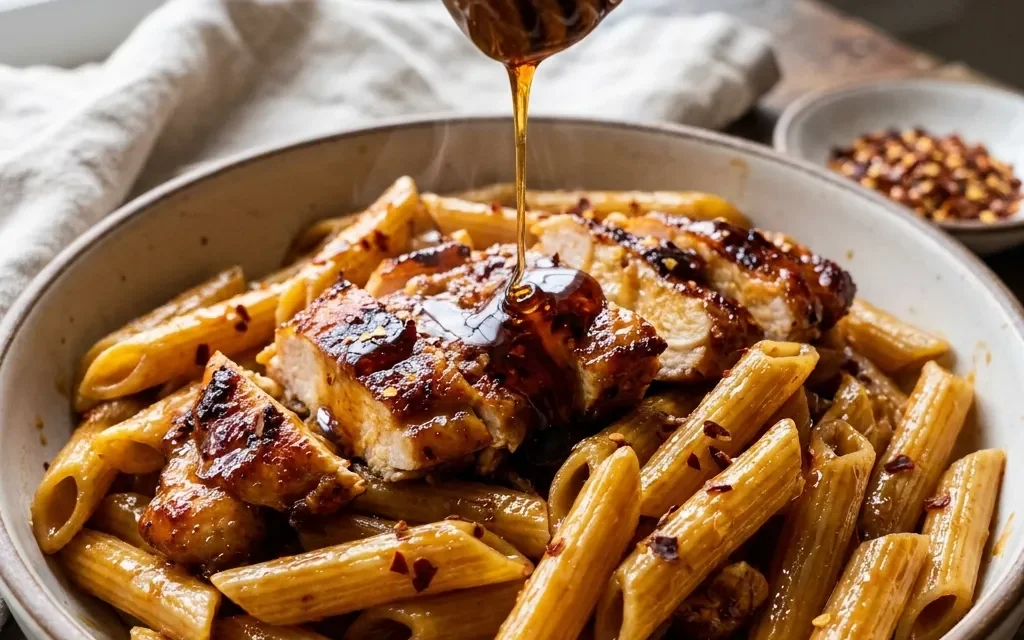 Hot Honey Chicken Pasta: A Sweet and Spicy Dinner Delight