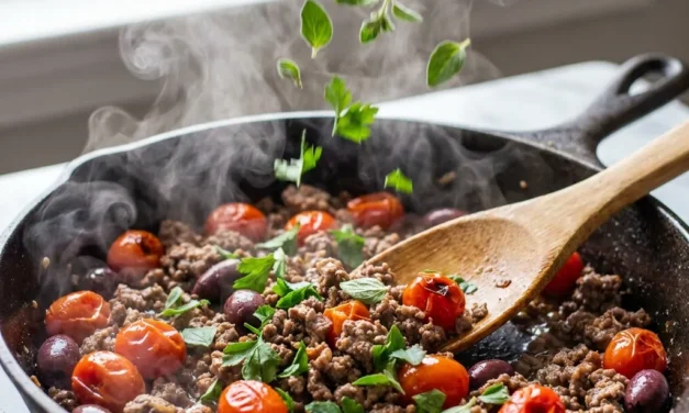 Mediterranean Beef Skillet: A Flavorful 30-Minute Dinner