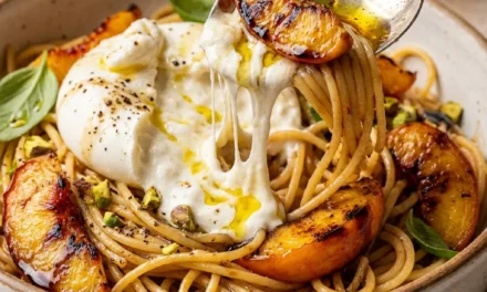 Peach Burrata Pasta: A Quick and Delicious Summer Recipe