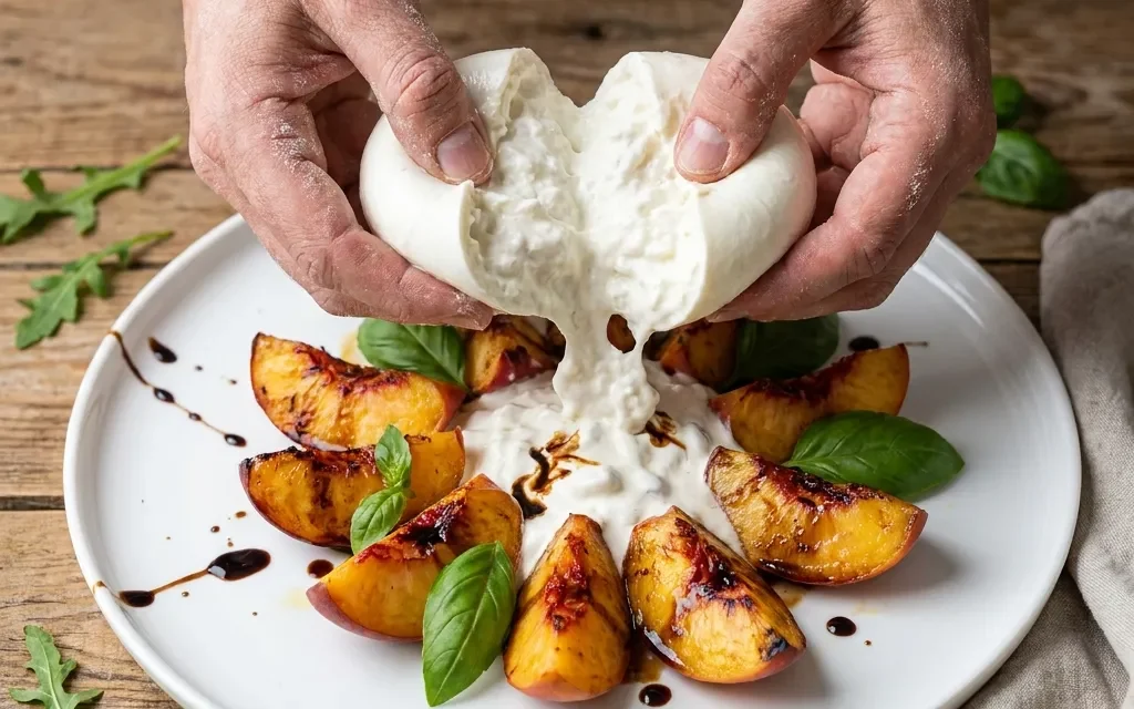 Peach Burrata Salad: A Refreshing Summer Treat