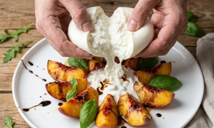Peach Burrata Salad: A Refreshing Summer Treat