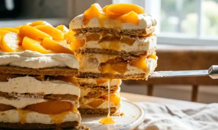 Peach Icebox Cake: A Refreshing No-Bake Dessert to Savor