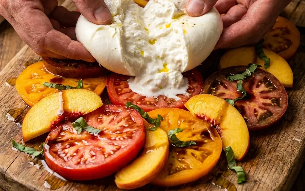 Tomato Peach Salad: A Refreshing and Vibrant Summer Dish