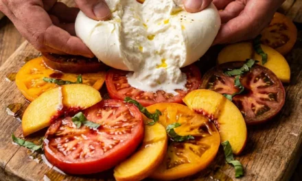 Tomato Peach Salad: A Refreshing and Vibrant Summer Dish