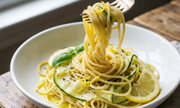 Zucchini Lemon Pasta: A Bright and Flavorful Weeknight Dish