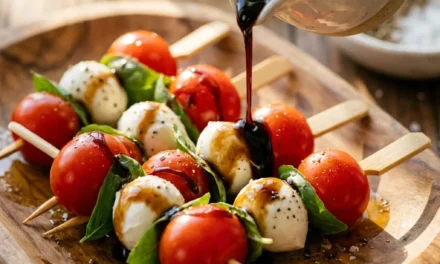 Caprese Skewers: A Fresh and Flavorful Bite-Sized Treat