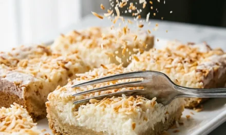 Delightful Coconut Cream Bars to Satisfy Your Sweet Tooth