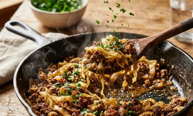 Dirty Cabbage with Ground Beef and Sausage: A Hearty Family Favorite